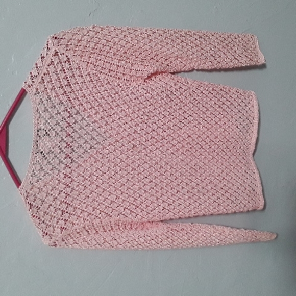 Norton Studio peach cover up. Small. - Picture 2 of 4